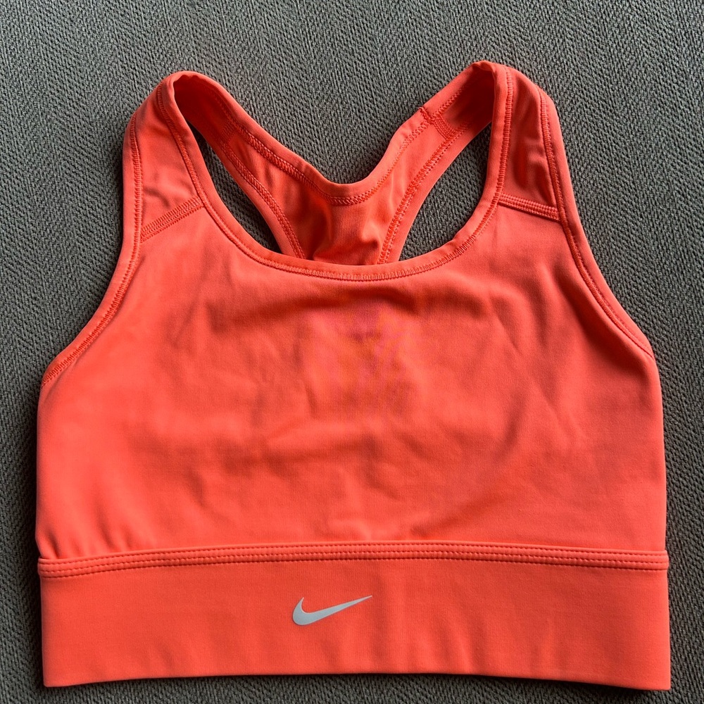 Nike Women's Vibrant Orange Sports Bra